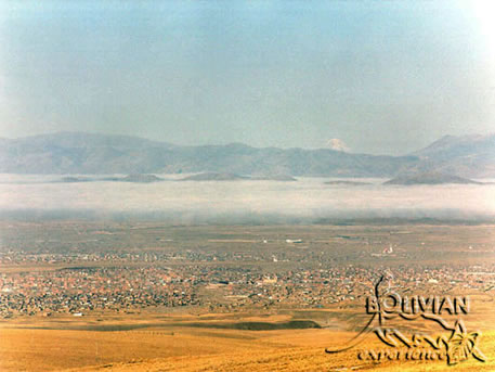 Illimani above Altiplano