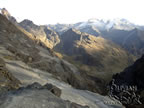 Cordillera Real from a ridge line near the Apacheta Chucura pass