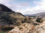 Valley of the river La Paz, Bolivia