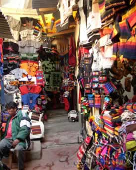 souvenir market, La Paz, Bolivia