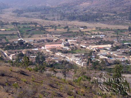 View of Pojo from the main Cochabamba - Santa Cruz road, Cochabamba, Bolivia