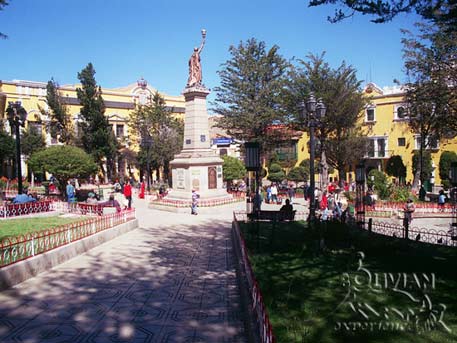 Central square, Potosi, Bolivia