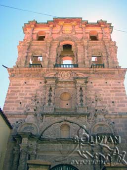 Tower of the Society of Jesus Church, Potosi, Bolivia
