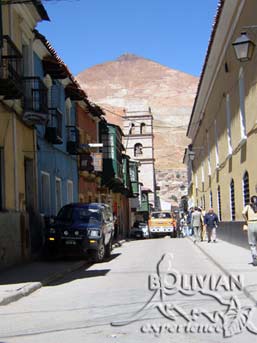 Tarija street, Potosi, Bolivia