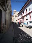 Junin Street with the Cathedral in the Background, Potosi, Bolivia