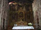 Goldplated altar of San Miguel Jesuit Church, Chiquitania, Santa Cruz, Bolivia