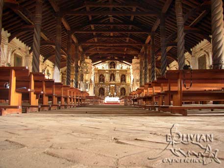 Inside of San Rafael Jesuit Church, Chiquitania, Santa Cruz, Bolivia