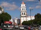 Bell tower of the Sucre's Cathedral, Sucre, Chuquisaca, Bolivia