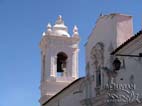 A bell tower of one of the many churches in Sucre, Sucre, Chuquisaca, Bolivia