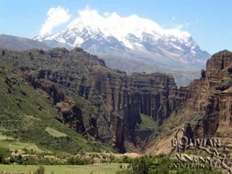 Illimani, Palca Cañon, Cordillera Real, Bolivia