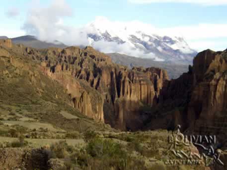 Illimani, Palca Cañon, Cordillera Real, Bolivia