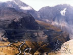 Cordillera Real, road to  Cumbre pass, Bolivia