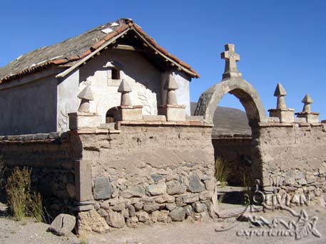 Church at the village of  Coota at the northern shore of Salar the Uyuni, Bolivia