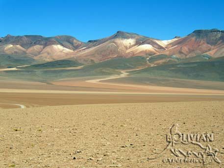 Southern peaks of Cordillera Occidental along the  Bolivia  - Chile border, Siloli (Dalí) Desert, Potosi, Bolivia