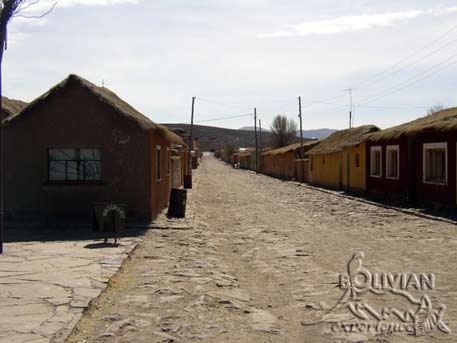 Village Culpina, raping the benefits of the nearby silver mine at San Cristobal, Nor Lipez, Bolivia