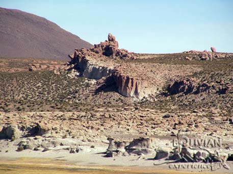 Rock formations, Nor Lipez, Bolivia